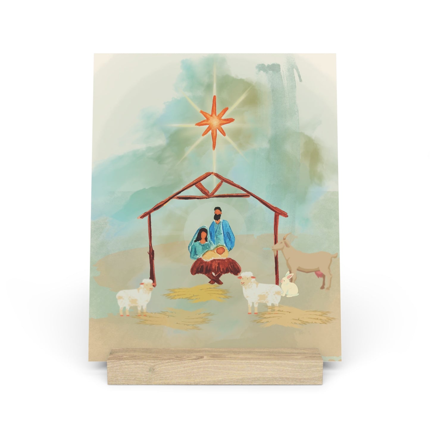 Nativity Art with stand